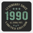 Search for 1990 stickers Birthday