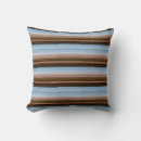 Search for brown and blue pillows Stripes