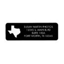 Search for texas return address labels Minimalist
