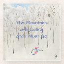 Search for ski coasters Watercolor