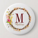 Search for fall foliage buttons Wreath