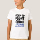 Search for police kids tshirts Black