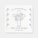 Search for cross napkins Baby boy