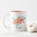 Search for coral flowers mugs Girly