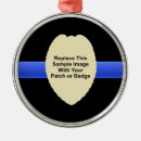 Search for police badge ornaments Sheriff