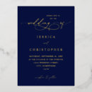 Search for navy and rose gold wedding invitations Calligraphy