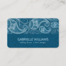 Search for paisley business cards Elegant