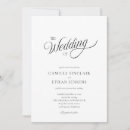 Search for modern suite wedding invitations All in one