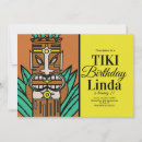 Search for tiki birthday invitations Tropical