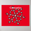 Recherche de saison des vacances posters Flocons de neige