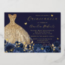 Search for blue butterfly birthday invitations Silver