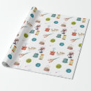 Recherche de aiguille et fil papier cadeau Ciseaux