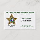 Search for sheriff business cards Deputy