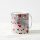 Search for silver mugs Hearts