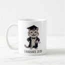 Search for graduation cat mugs College