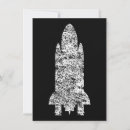 Search for outer space 4x6 invitations Solar system