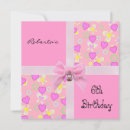Search for girls pink 14th birthday invitations Hearts