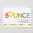 Recherche de bounce house anniversaire invitations Rebond