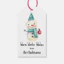 Search for snowman gift tags Modern