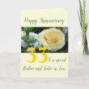 Search for brother and in laws sister anniversary cards Rose
