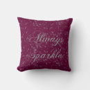 Search for pink glitter pillows Silver