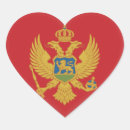 Recherche de montenegro autocollants Drapeau monténégro