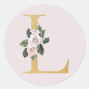 Search for initial l stickers Gold