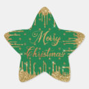 Search for gold star glitter stickers Xmas