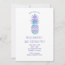 Search for purple pineapple invitations Luau