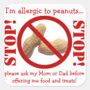 Search for peanut allergy warning stickers Food