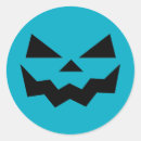 Recherche de visage de citrouille autocollants Jack o lanterne