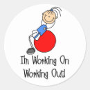 Search for working out stickers Fitness
