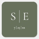 Search for olive green wedding stickers Chic