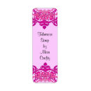 Search for soap return address labels Pink