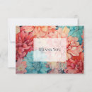 Search for coral teal cards Watercolor