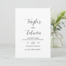 Search for simple calligraphy save the dates Minimal