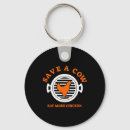 Search for cow and chicken keychains Funny