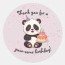 Search for panda birthday party stickers Fun