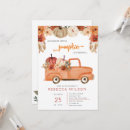 Search for pumpkin farm birthday invitations Orange