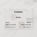 Search for newspaper business cards Reporter