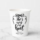 Search for bridal shower paper cups Coquette