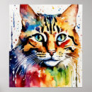 Search for cat silhouette posters Black and white