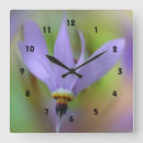 Recherche de fleur pourpre horloges Violet