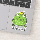 Search for frog with crown stickers Green