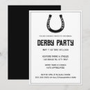 Search for black white horse invitations Horse race party