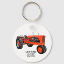 Search for rural round keychains Tractor