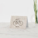 Search for bicycle thank you cards Vintage