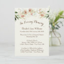 Search for memorial invitations Death