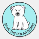 Search for save polar bears stickers Animals