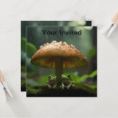 Search for frog invitations Mushroom